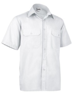 Camisas laborales Academy manga corta en popelín 2