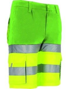 Bermudas laborales Brandon alta visibilidad bicolor 2