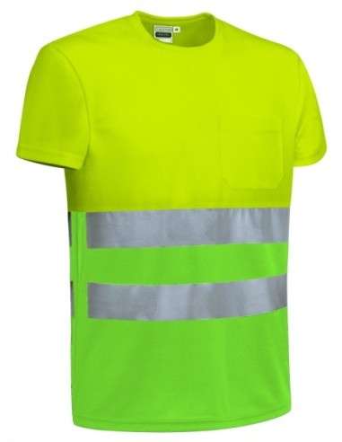 Camiseta laboral Demolition alta visibilidad bicolor