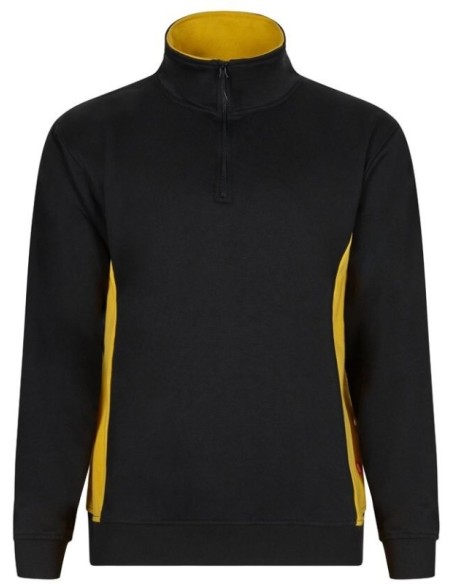 Sudaderas laborales VL Svarog bicolor de rizo con cuello alto