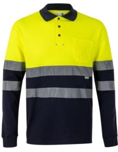 Polo VL Pluto Large personalizada, alta visibilidad