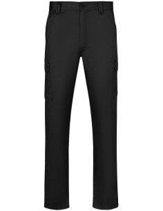 Pantalón VL Hermes de sarga con seis bolsillos y cintura elástica