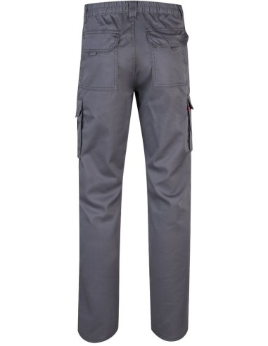 Pantalón elástico multibolsillos (290g/m²), VL PAN en algodón (46%), eme (38%) y poliéster (16%)