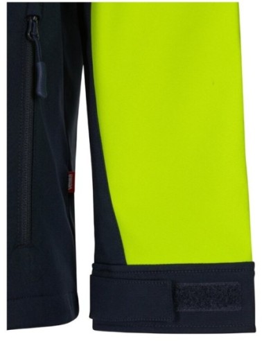 Chaqueta soft shell VL Hestia Large bicolor reflectante