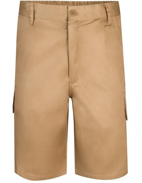 Bermudas VL Chione en sarga multibolsillos (200g/m²), algodón (35%) y poliéster (65%)