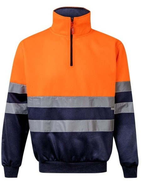Sudadera VL Thor Large bicolor polar reflectante EN20471