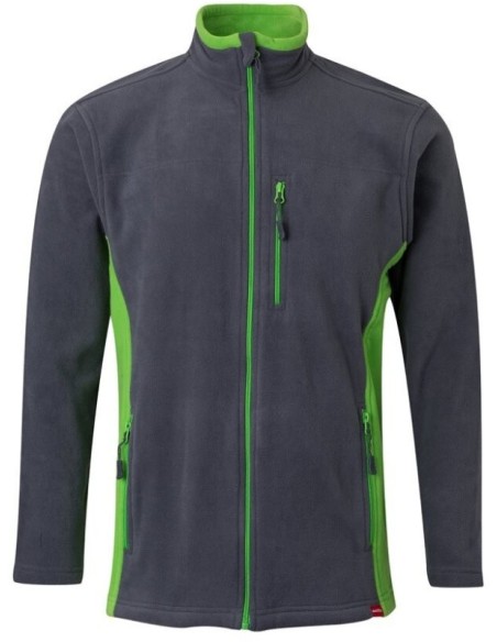 Chaqueta polar bicolor VL Geras de microfibra suave