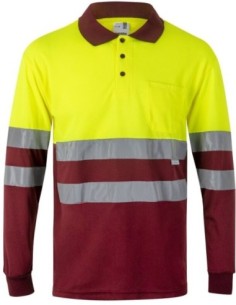 Polo VL Vulcan alta visibilidad bicolor manga larga 2