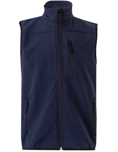 Chaleco soft shell (280g/m²), VL Varuna con forro polar, en poliéster (94%) y elastano (6%)