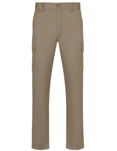 Pantalón VL Hermes de sarga con seis bolsillos y cintura elástica