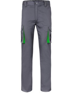 Pantalón elástico VL Fides bicolor multibolsillos slim fit 2