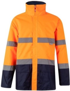 Parka laboral VL Themis bicolor alta visibilidad 2