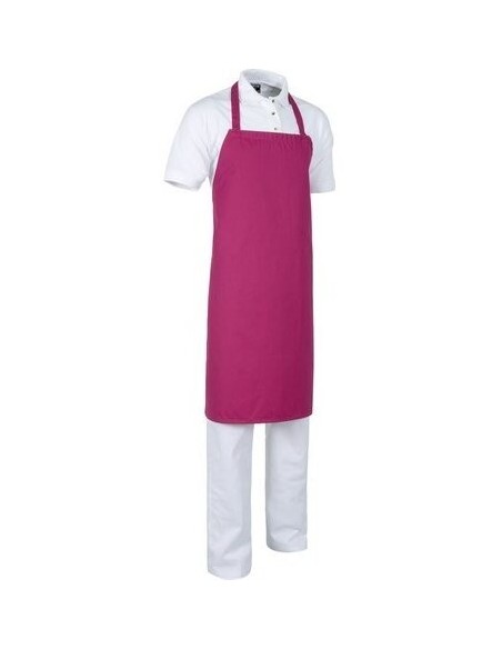  delantal sin bolsillos en varios colores rosa