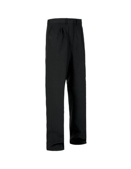 Pantalón con pinzas de poliester