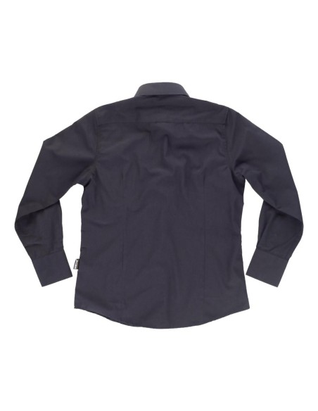  Blusa de mujer para hostelería de manga larga negro