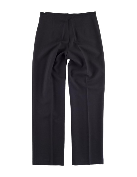  Pantalón recto de mujer para hostelería negro
