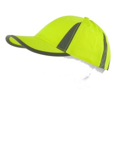 Gorra de trabajo en poliester personalizada amarilla 2