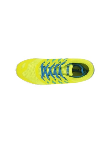  Zapatilla de deporte con rejilla en poliester amarillo a.v.