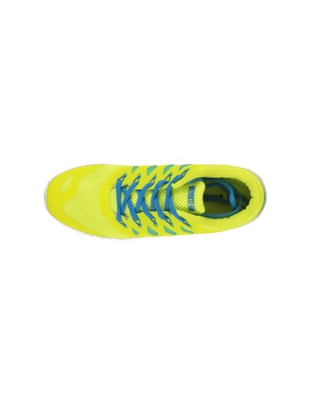  Zapatilla de deporte con rejilla en poliester amarillo a.v.