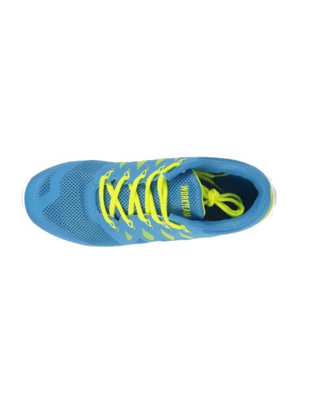  Zapatilla de deporte con rejilla en poliester turquesa