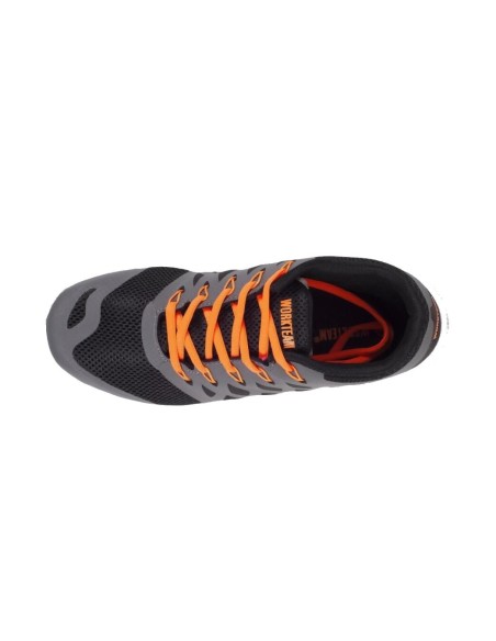  Zapatilla de deporte con rejilla en poliester negro