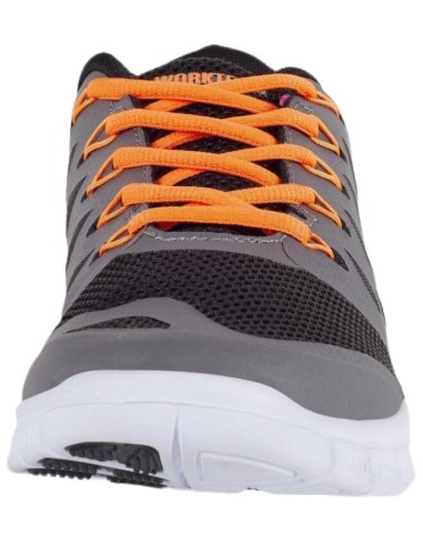  Zapatilla de deporte con rejilla en poliester negro