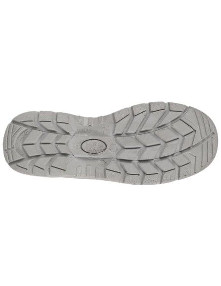  Zapato de microfibra sin cordones para sector alimentación blanco
