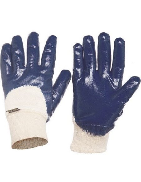 Guantes en látex con dorso en algodón personalizado