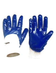Guantes en látex con dorso en algodón personalizado 2