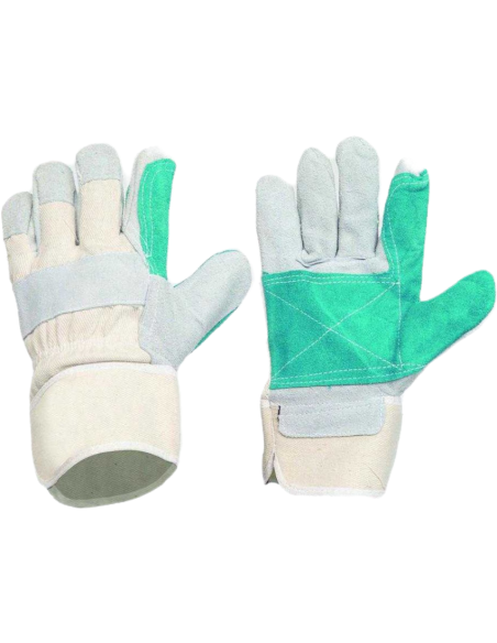  Guante protección gris verde