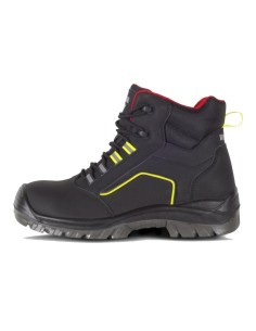 Bota protección negro   rojo   amarillo a.v. 2