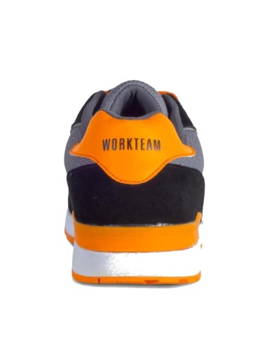  Zapato protección negro naranja a.v.