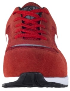 Zapato protección rojo