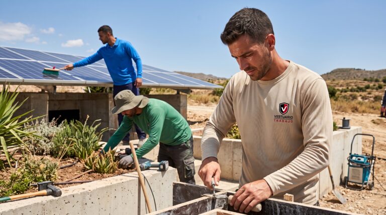 Ropa de trabajo con protección UV para puestos al aire libre